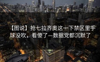 【图说】抢七拉齐奥这一下禁区里手球没吹，看傻了—数据党都沉默了