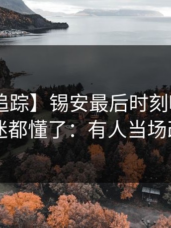 【争议追踪】锡安最后时刻吃到红牌，球迷都懂了：有人当场改口