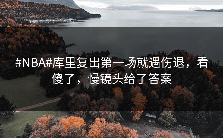 #NBA#库里复出第一场就遇伤退，看傻了，慢镜头给了答案-第1张图片-开云体育官网地址指南 - 最新域名